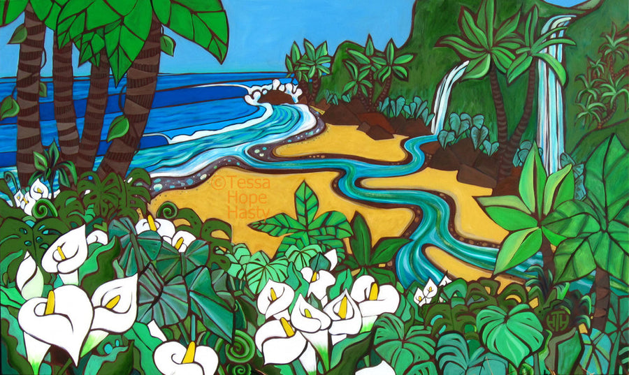 Tessa Hope Giclee Tropical Delicious 24 x 36