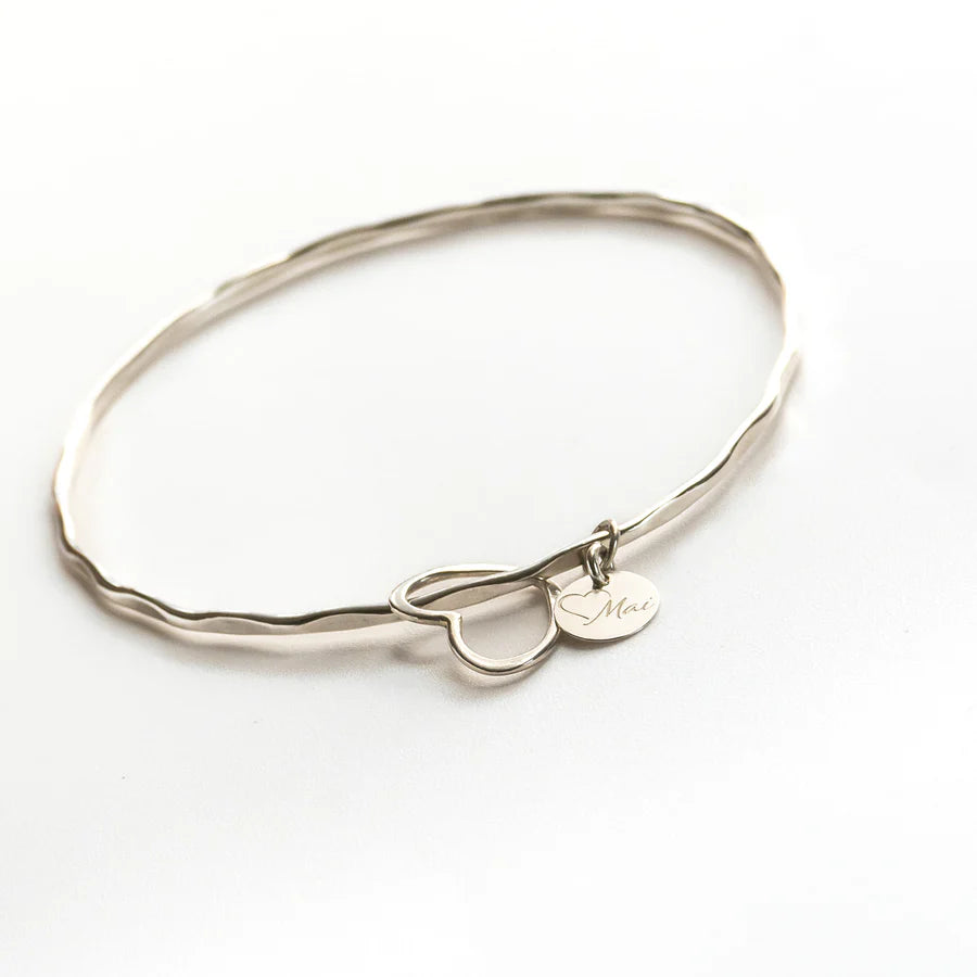 Signature Mai Bangle Sterling Silver