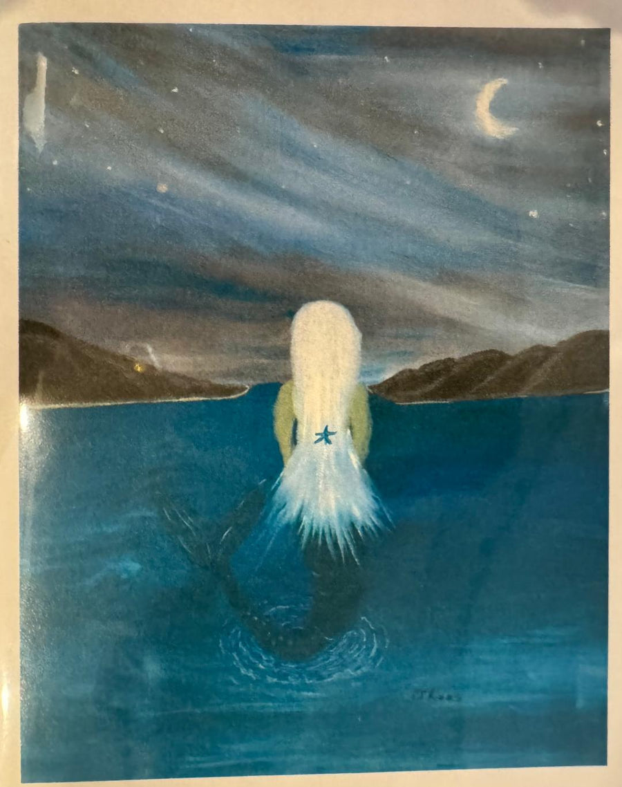 Greeting Card - Moonlight Mermaid