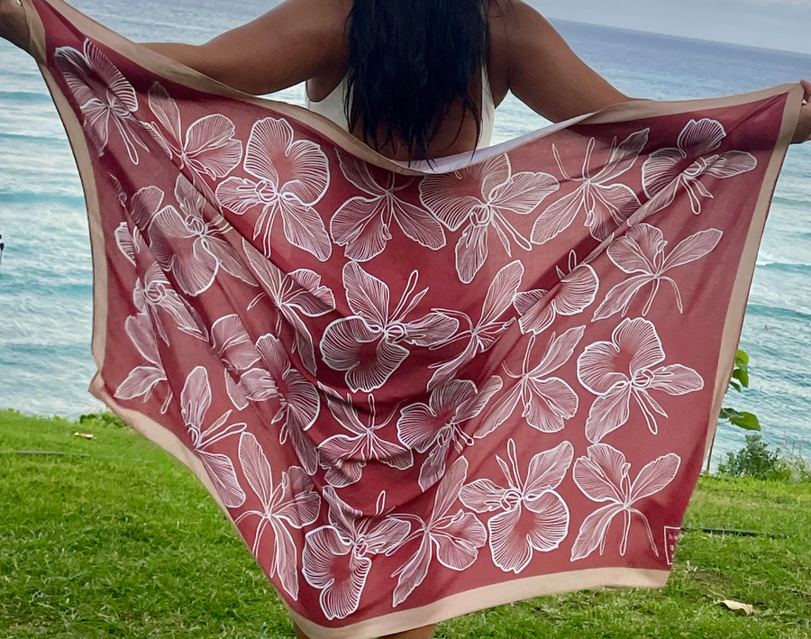 Orchid Pareo by Hapa Girl Studio