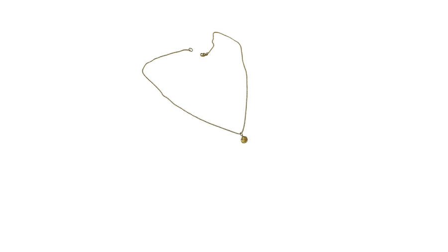 Mini Fan Shell Necklace - Vermeil