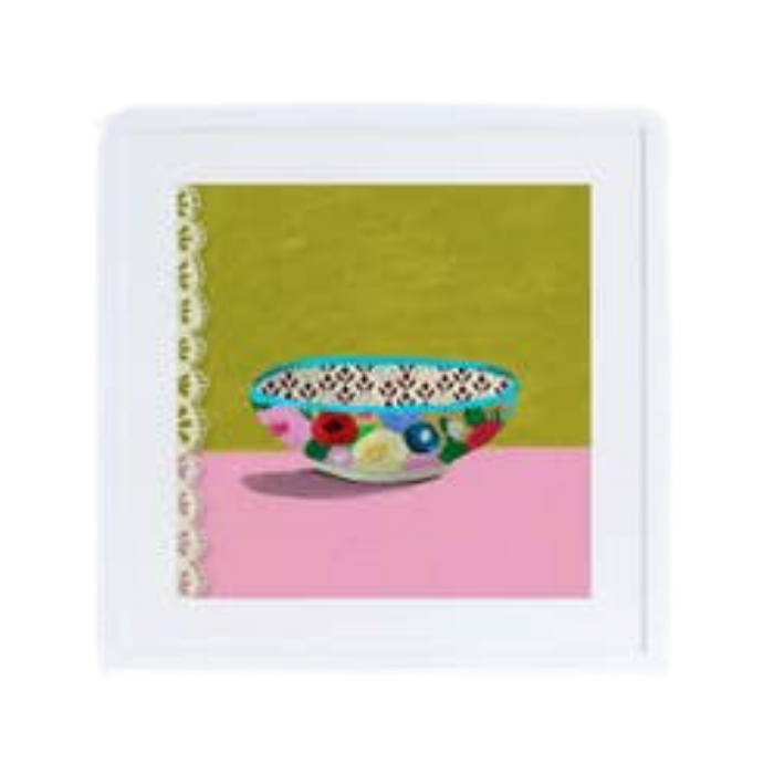 Floral Bowl Art Print [2]