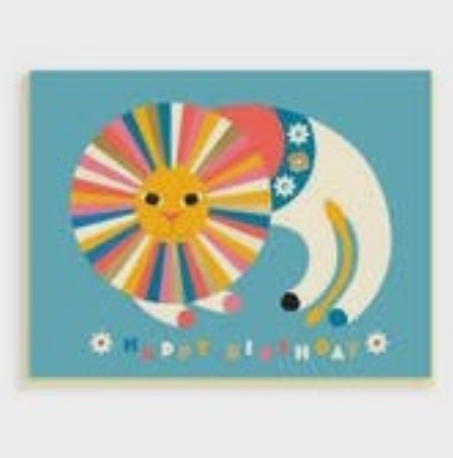 Birthday Lion Card