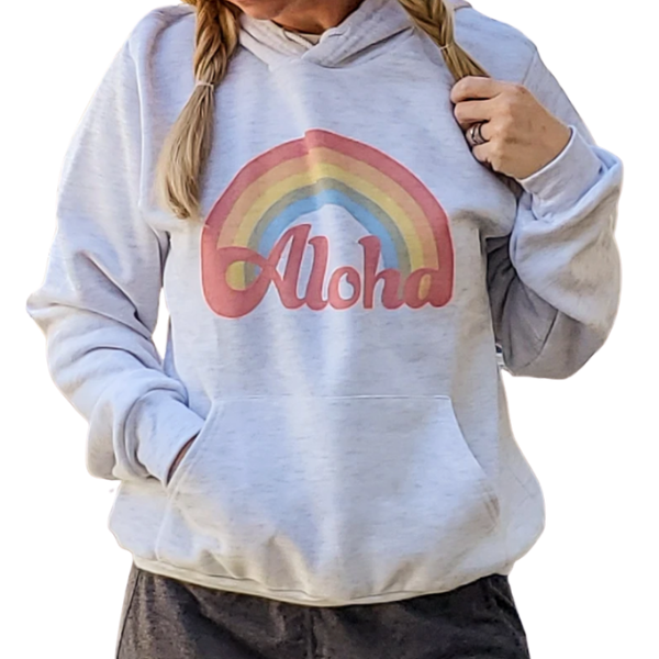 Aloha Retro Rainbow Hoodie