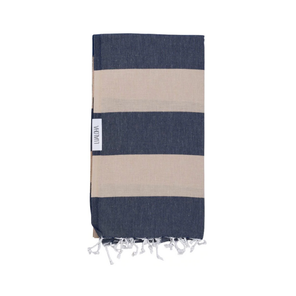 Navy & Sand Buddhalu Towel