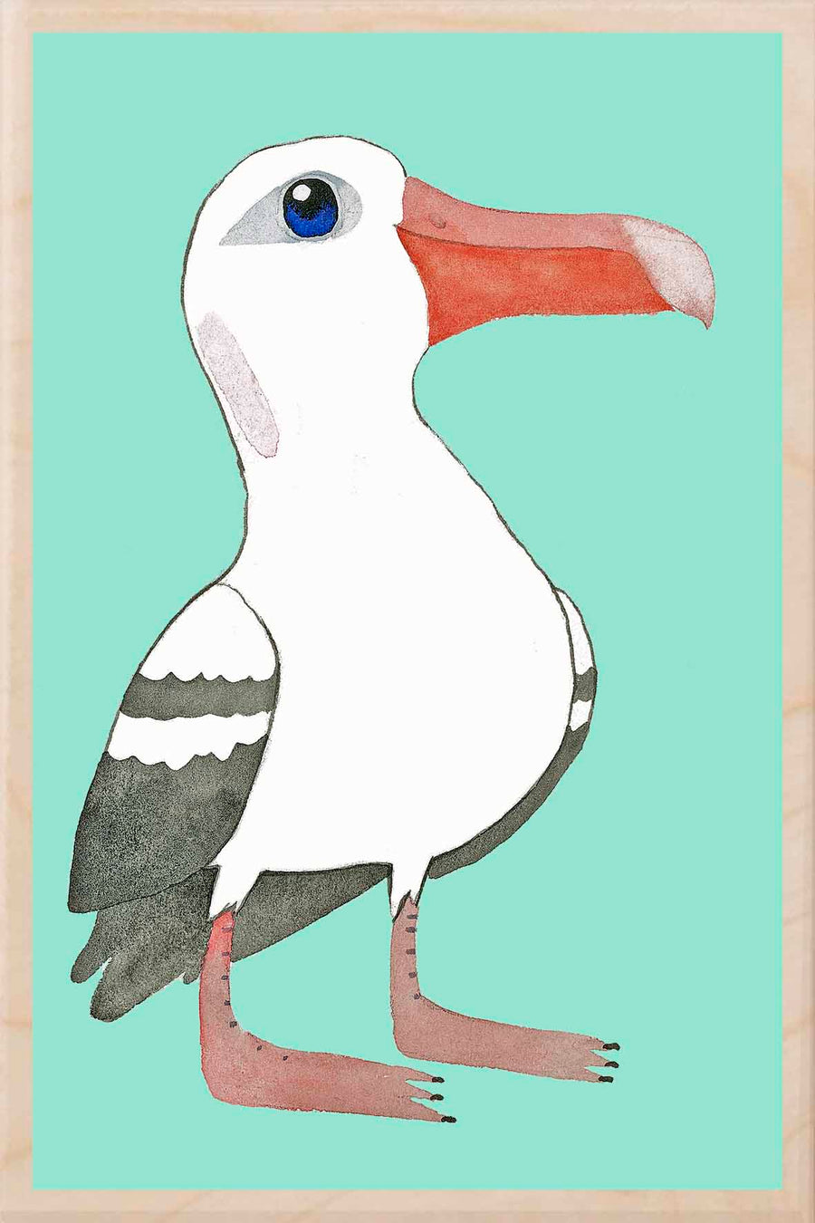 Albatross Wooden Postcard