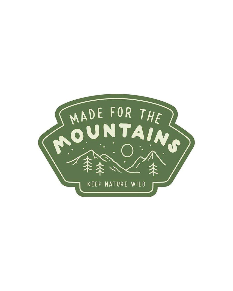 Made For The Mountains Sticker